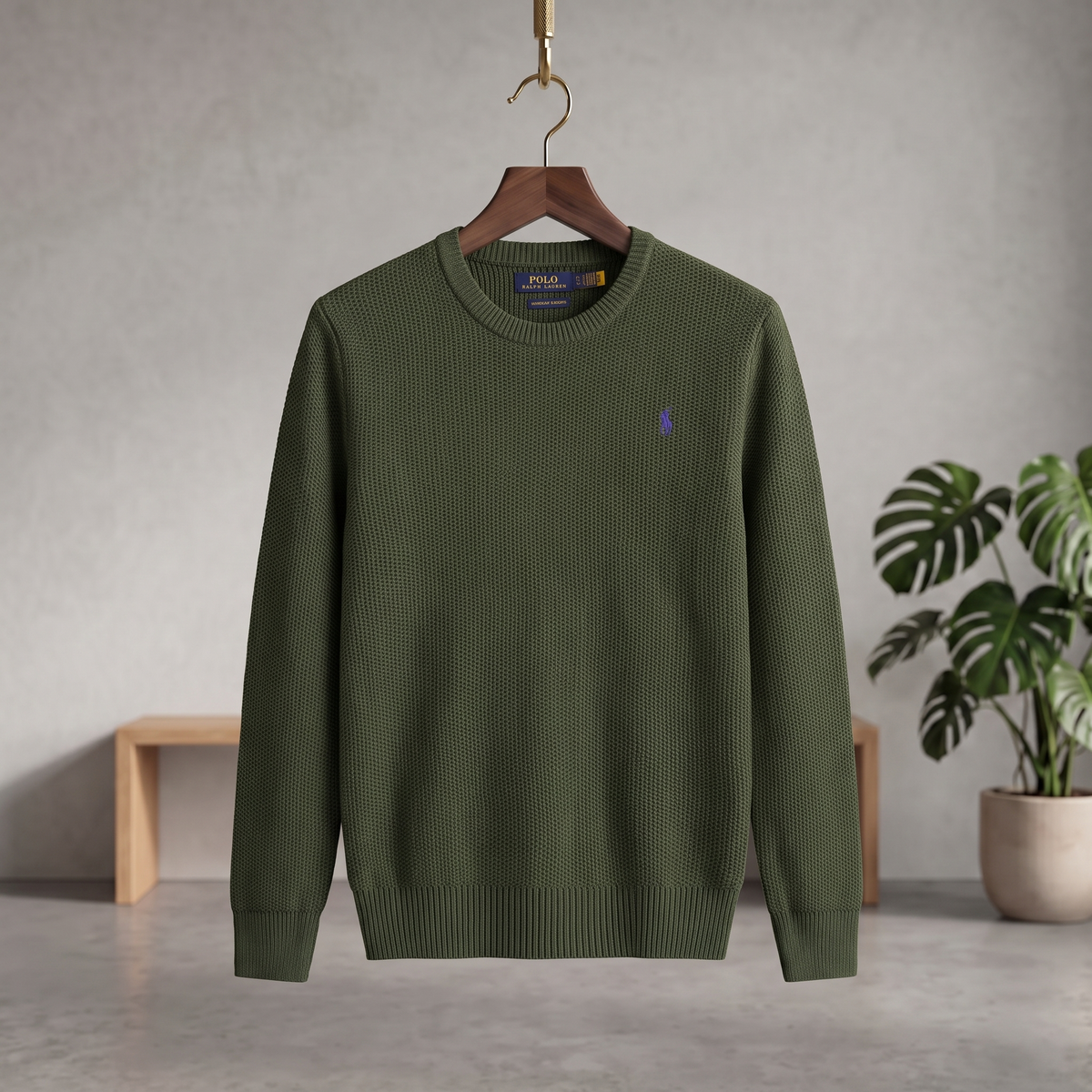 Crewneck Pullover Knit Sweater