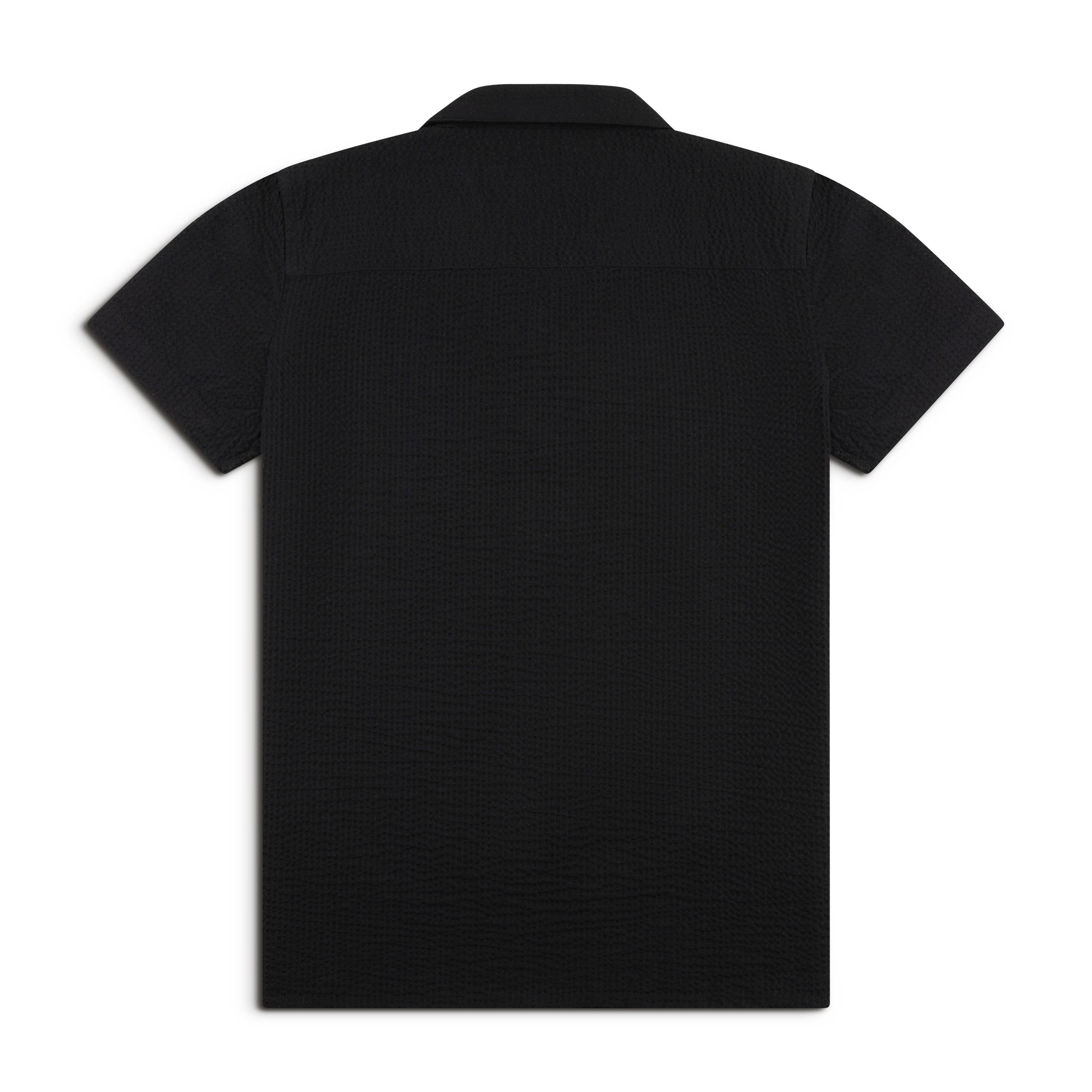 Seersucker Cuban Half Shirt CHS-04