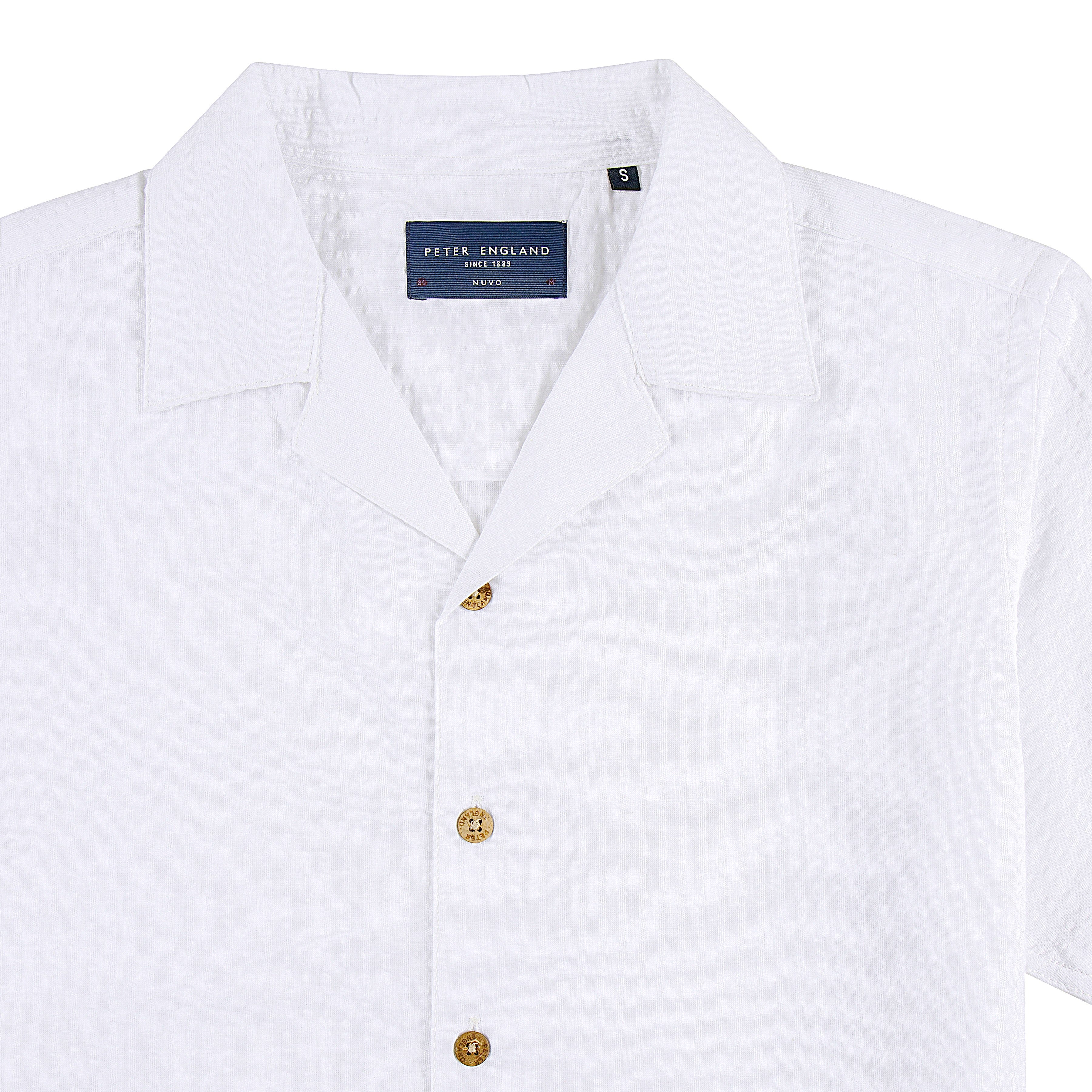 Seersucker Cuban Half Shirt CHS-05