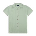 Seersucker Cuban Half Shirt CHS-07