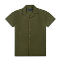 Seersucker Cuban Half Shirt CHS-08