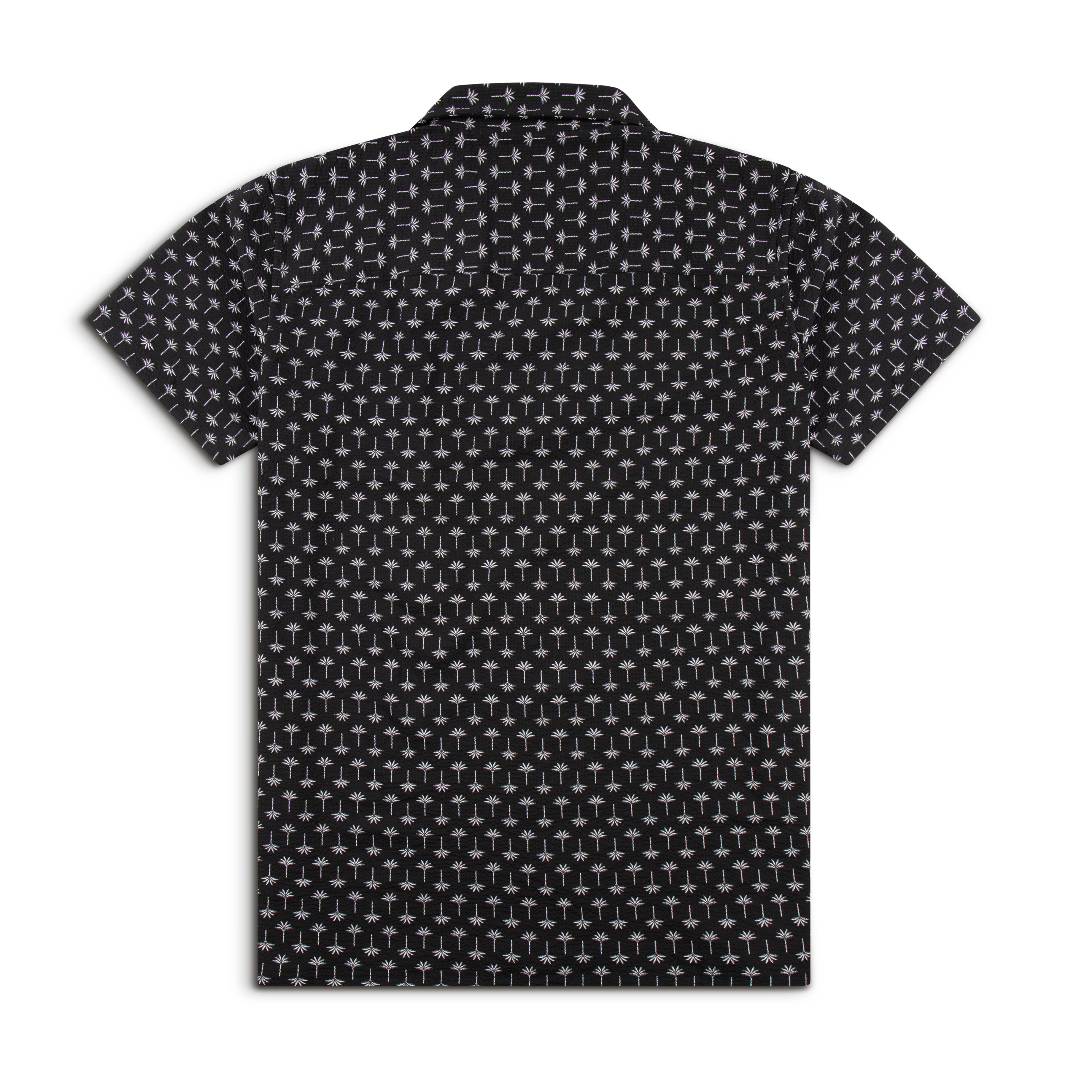 Seersucker Cuban Half Shirt CHS-09