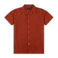 Seersucker Cuban Half Shirt CHS-10