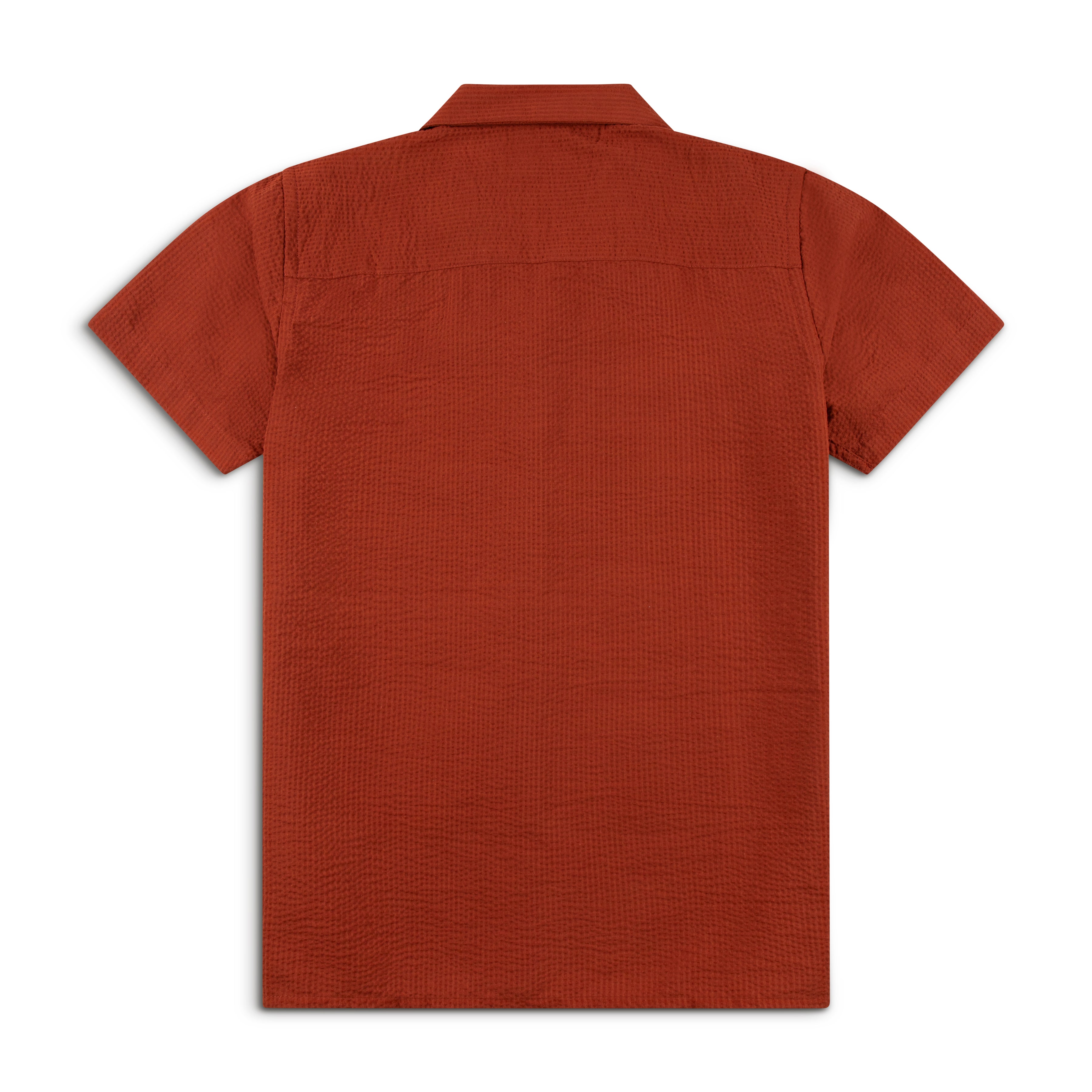 Seersucker Cuban Half Shirt CHS-10