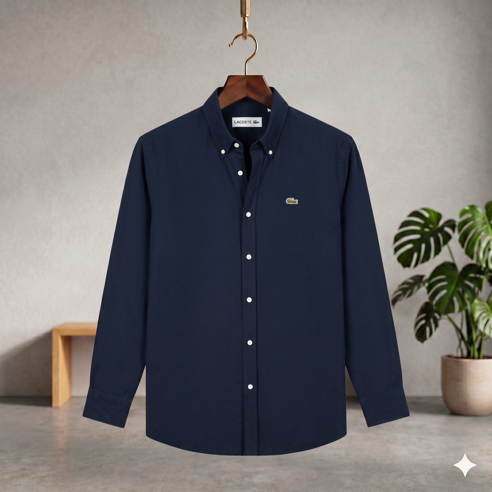 Solid Shirt Navy Blue SCS-04